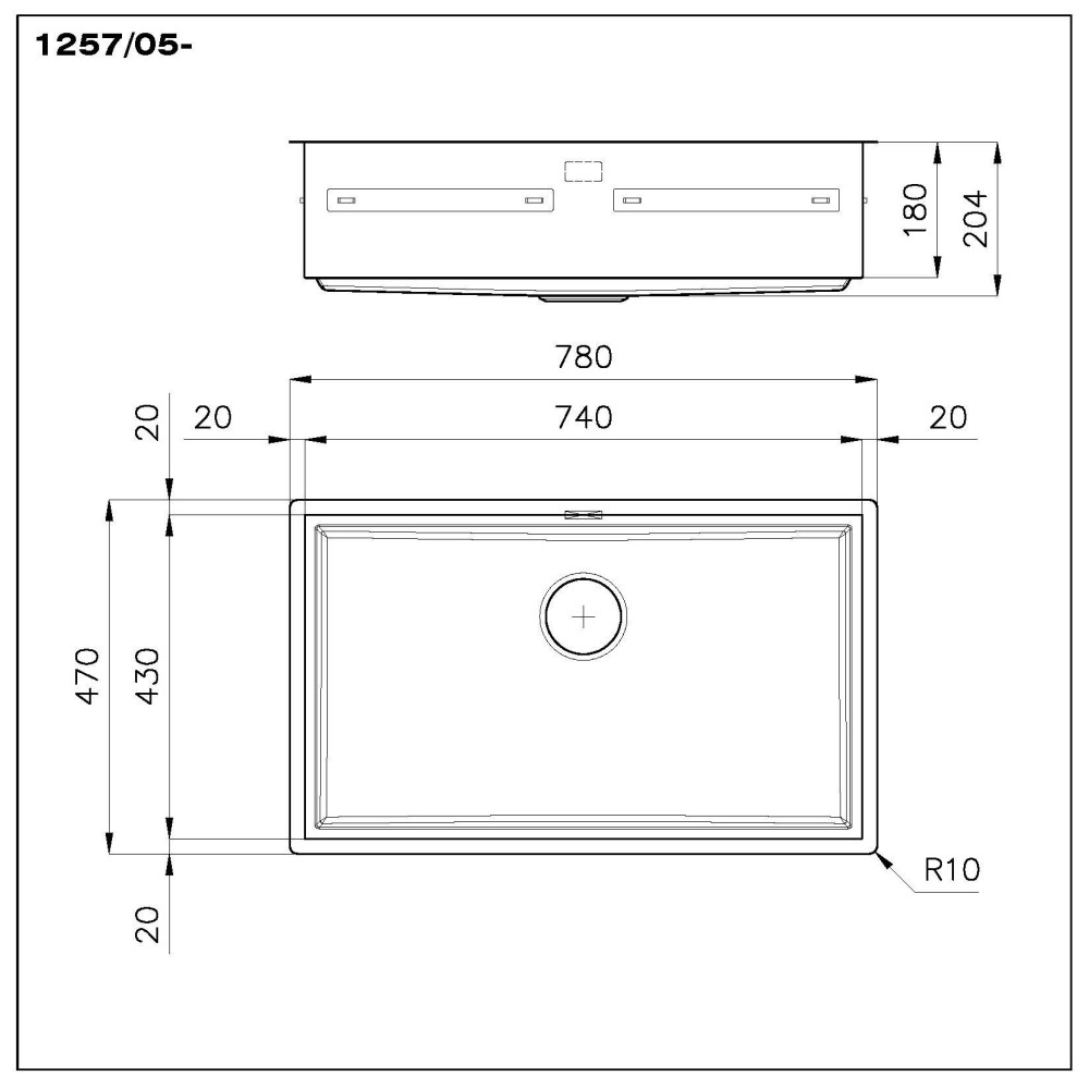 The sink Foster 1257 050 Quadra EVO is the ideal choice for those looking for a high quality product and elegant design. Realiz