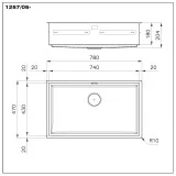 L'évier Foster 1257 050 Quadra EVO est le choix idéal pour ceux qui recherchent un produit de haute qualité et un design élégant