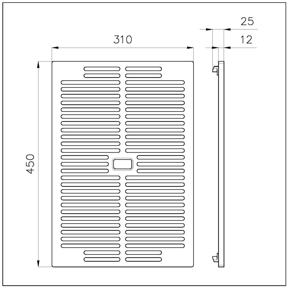 Füllen Sie Ihre Spüle Foster mit schwarzem gitter 8100 614. Modernes Design, langlebiges Material und einfach zu reinigen. Kaufe