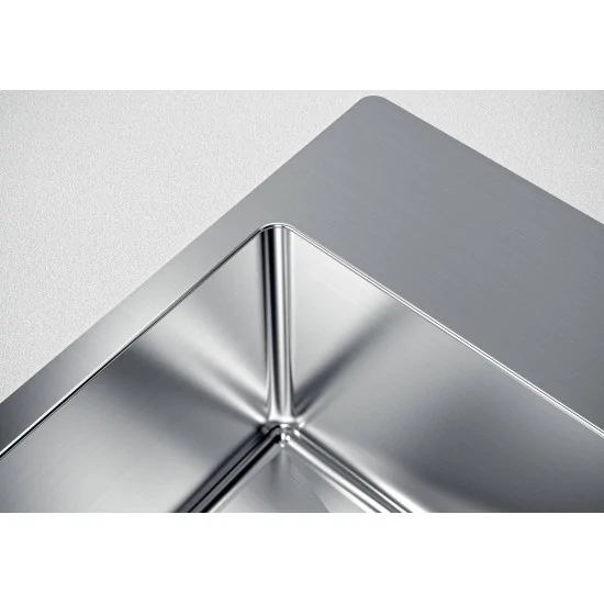 Lavello Cucina Foster Quadra R12 1 vasca 80 cm - Acciaio Inox - 1737 050