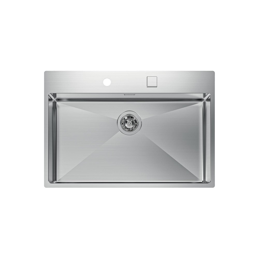 Lavello Cucina Foster Quadra R12 1 vasca 80 cm - Acciaio Inox - 1737 050