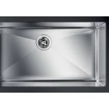 Évier de cuisine Foster Quadra R12 90 cm - Acier inoxydable brossé - 1718 850