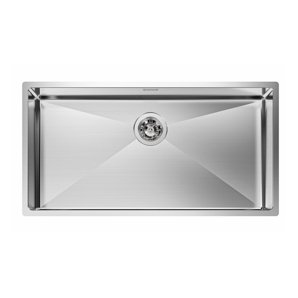 Évier de cuisine Foster Quadra R12 90 cm - Acier inoxydable brossé - 1718 850