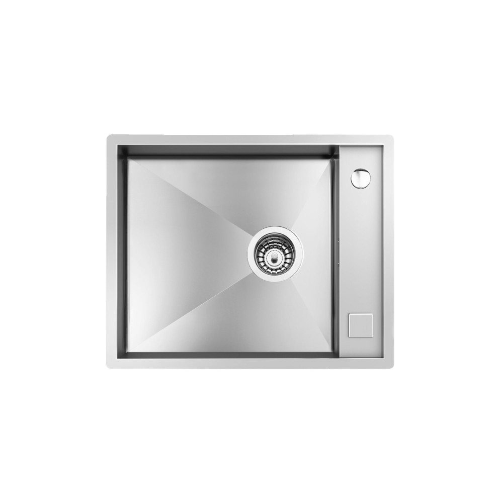 L'évier Foster Quadra 1 tube 60 cm - Acier inoxydable brossé - 1235 050