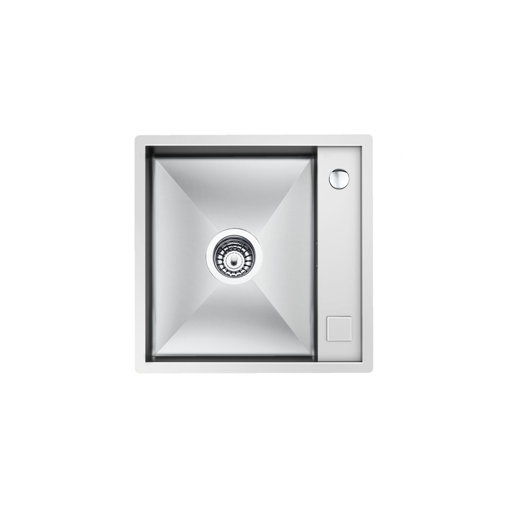 Lavello Foster 1236 050 - Acciaio Inox, Base 60 cm - Quadra