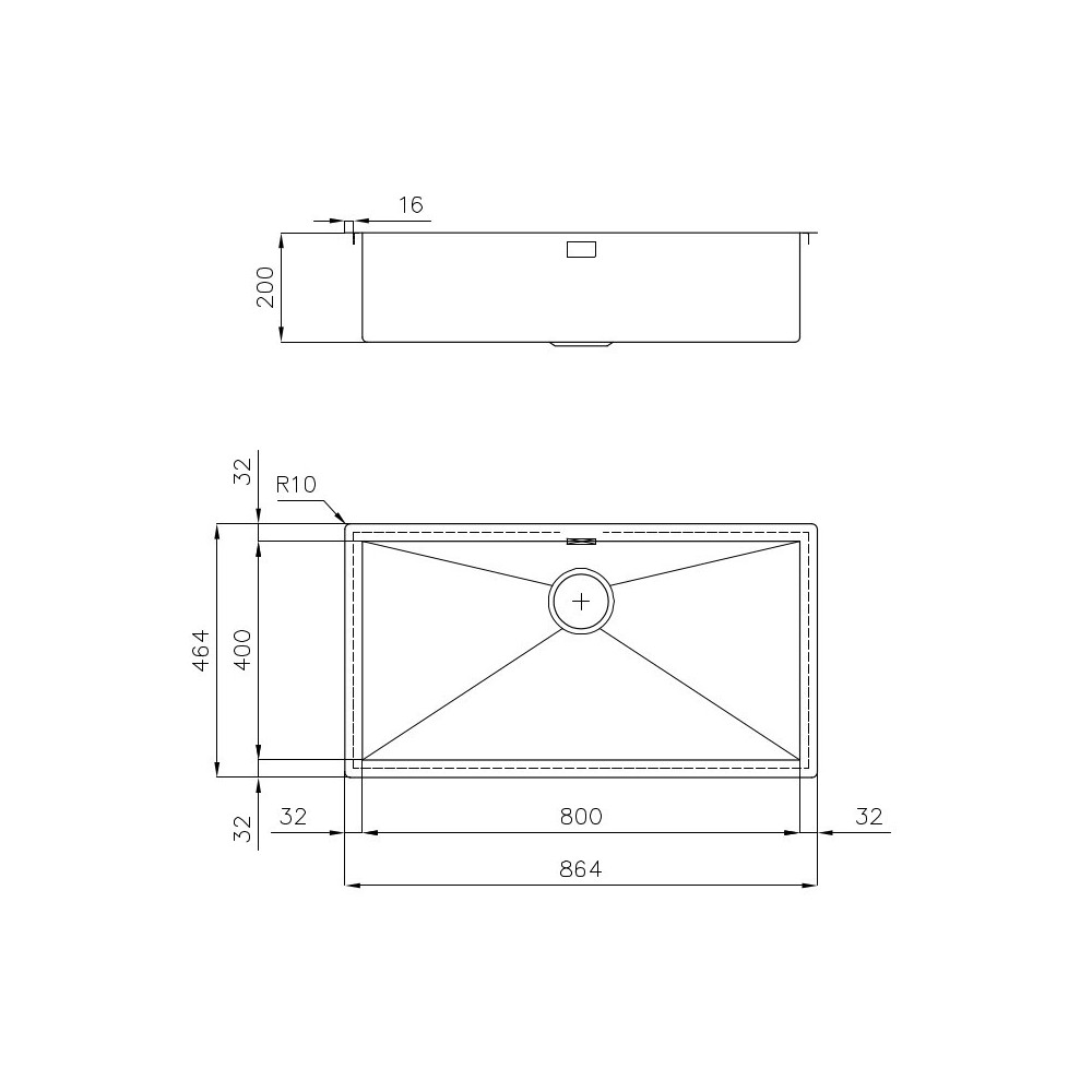 The sink Base board 90