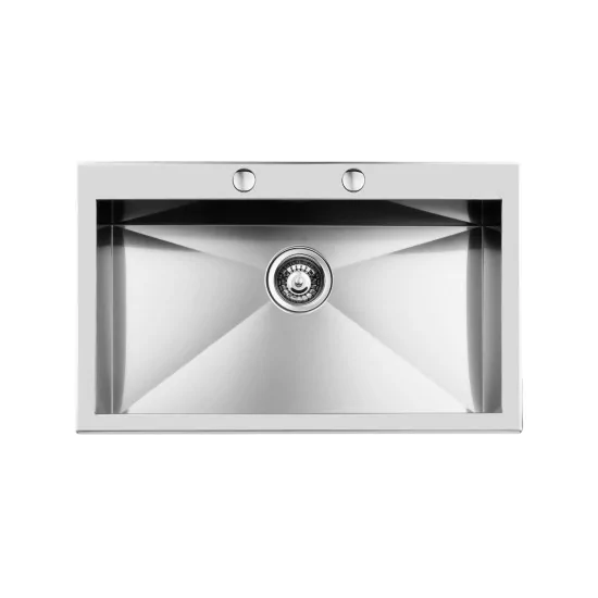 L'évier Foster 1219 050 - Inox Steel Brushed - 1 Bath - Square