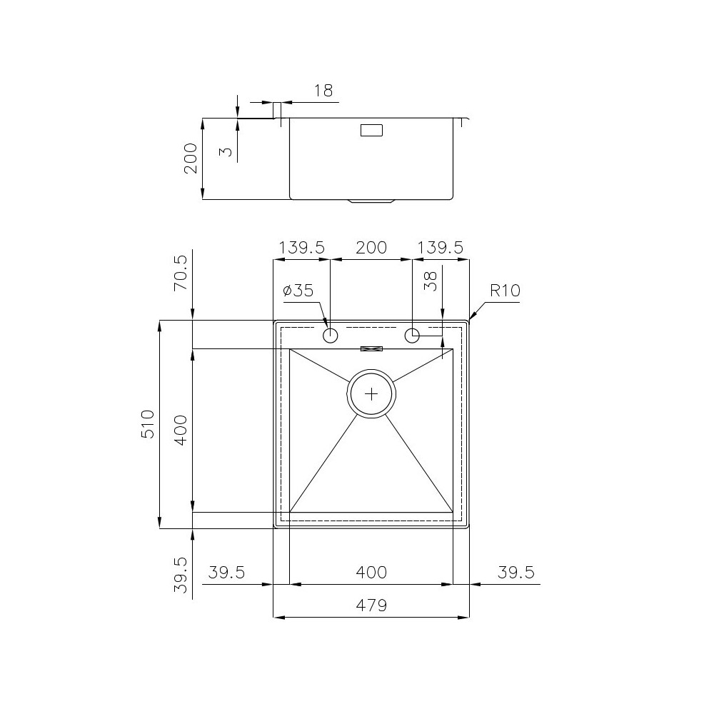 Il lavello Foster 1205 050 è la scelta ideale per chi cerca un prodotto di alta qualità e dal design moderno. Realizzato in acci