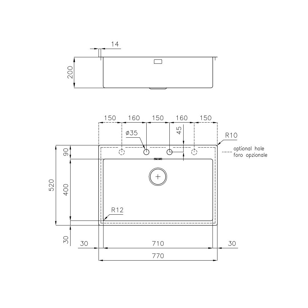 Foster 3366 050 - Edelstahl Stahl Filotop Waschmaschine - Online kaufen
