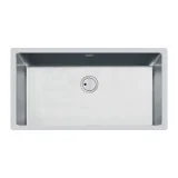 L'évier Foster S4001 - Acier inoxydable, 1 baignoire, base 80 cm - Design moderne et fonctionnel