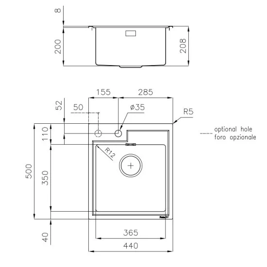 Foster 4151050: Fregadero incasso de acero inoxidable, calidad y resistencia