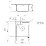 Foster 4151050: Fregadero incasso de acero inoxidable, calidad y resistencia