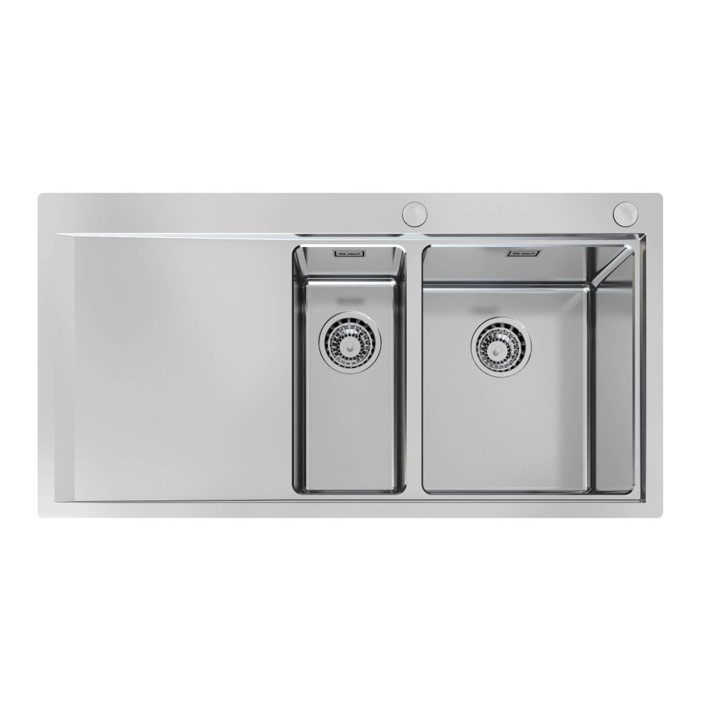 Lavello Cucina Foster 1251 051 - Acciaio Inox AISI 304, Resistente e Funzionale