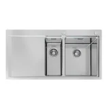 Lavello Cucina Foster 1251 051 - Acciaio Inox AISI 304, Resistente e Funzionale
