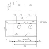 The sink Foster 2279 050: Resistant and Functional for Your Kitchen