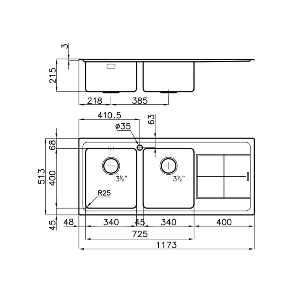 Kitchen sink Foster 2222 051 -