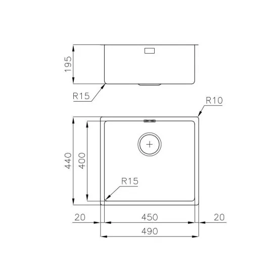 Küchenspüle Foster 2154 050 - Modernes und funktionales Design