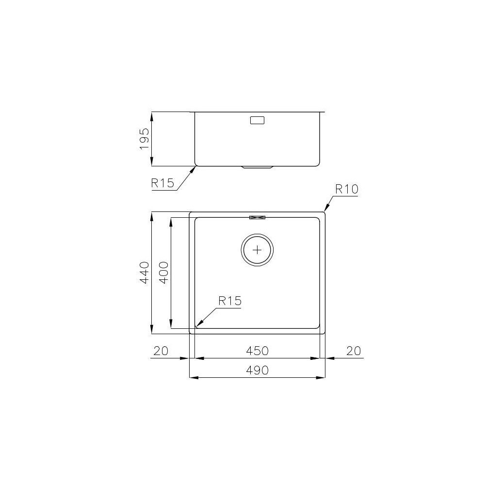 Küchenspüle Foster 2154 050 - Modernes und funktionales Design