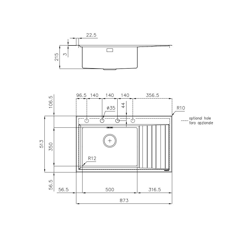 Küchenspüle Foster 4500 051