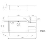 Acheter en ligne Lavello Foster 3216 051 - Expédition rapide
