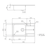 Foster 3218 001: Kitchen Stainless steel sink, Perfect for Every Environment