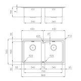 Foster 3218 001: fregadero de acero inoxidable de cocina, perfecto para todo el medio ambiente