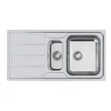 Foster 5197 061: Lavello Cucina in Acciaio Inox, 1,5 Vasche, Installazione Facile