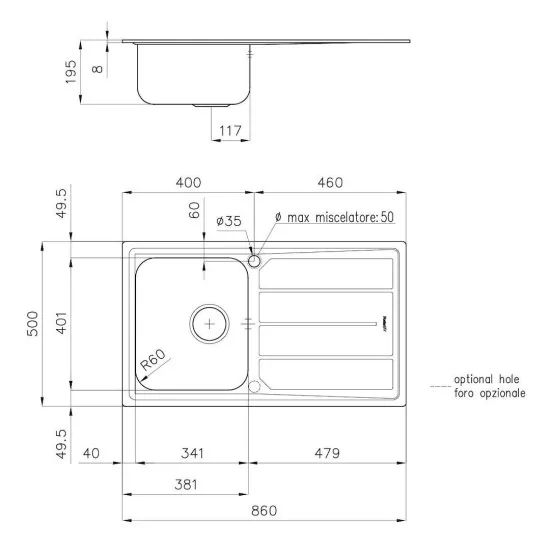 Lavello Foster 5186 061: Qualità e Design per la Tua Cucina