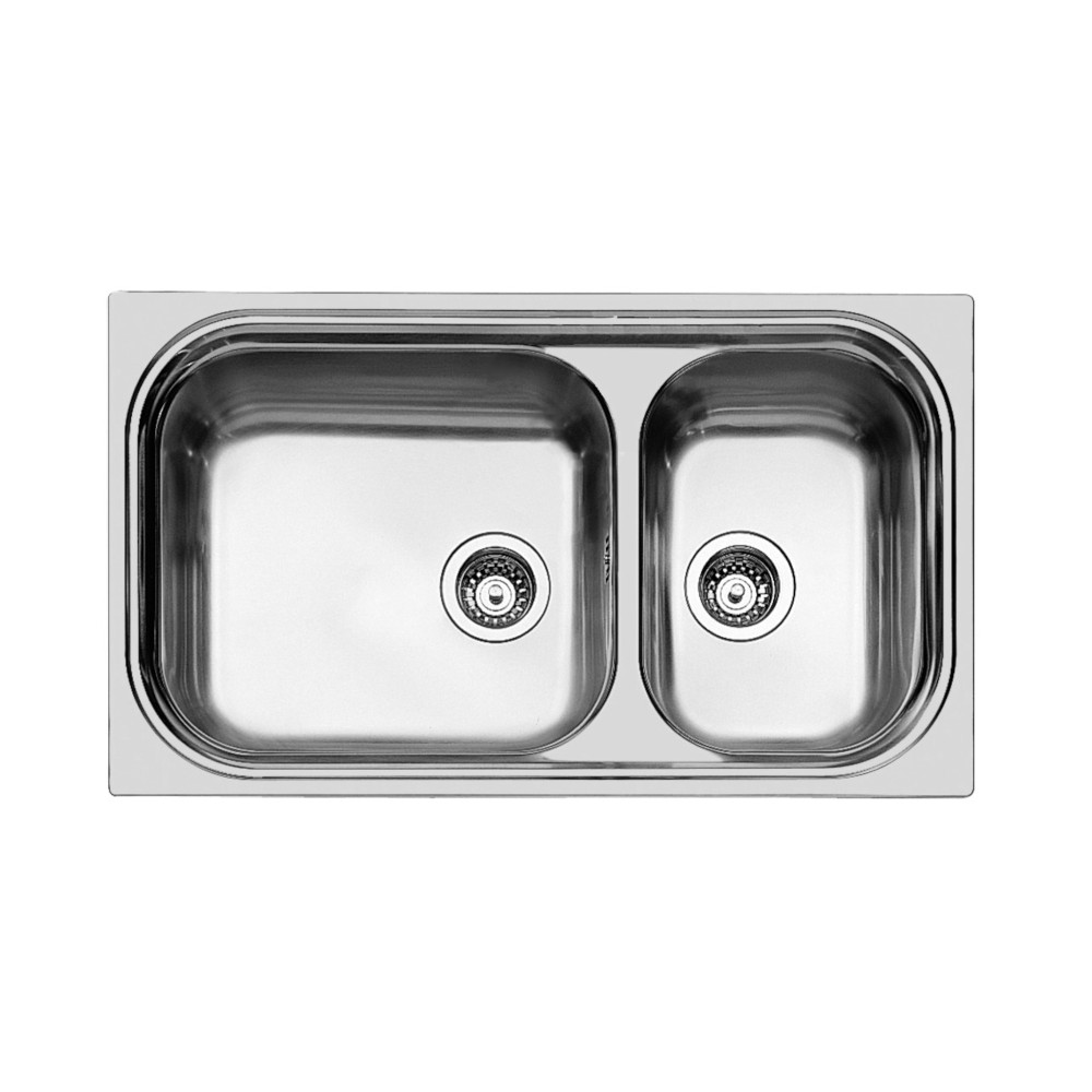 Die Spüle Foster 1562 002 | Edelstahl, 2 Becken