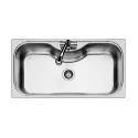 Lavello Foster 1555 600: Acciaio inox, design moderno, base 100 cm