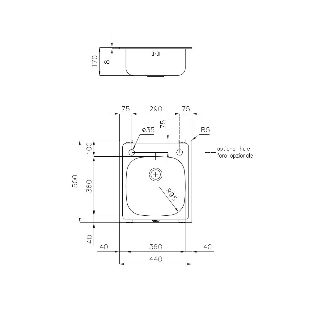 Foster 1144 001: Lavello da Cucina Professionale, Resistente e Durevole