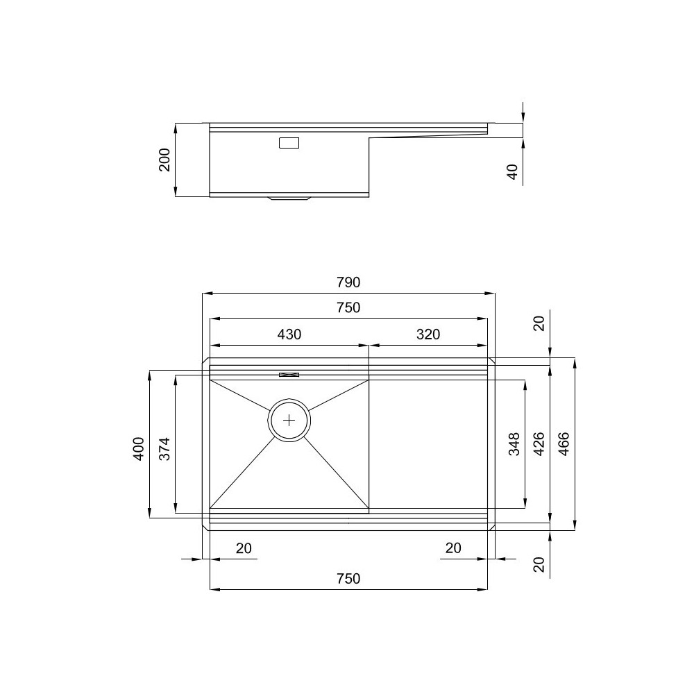 Foster 1040 851: Lave-linge en acier inoxydable