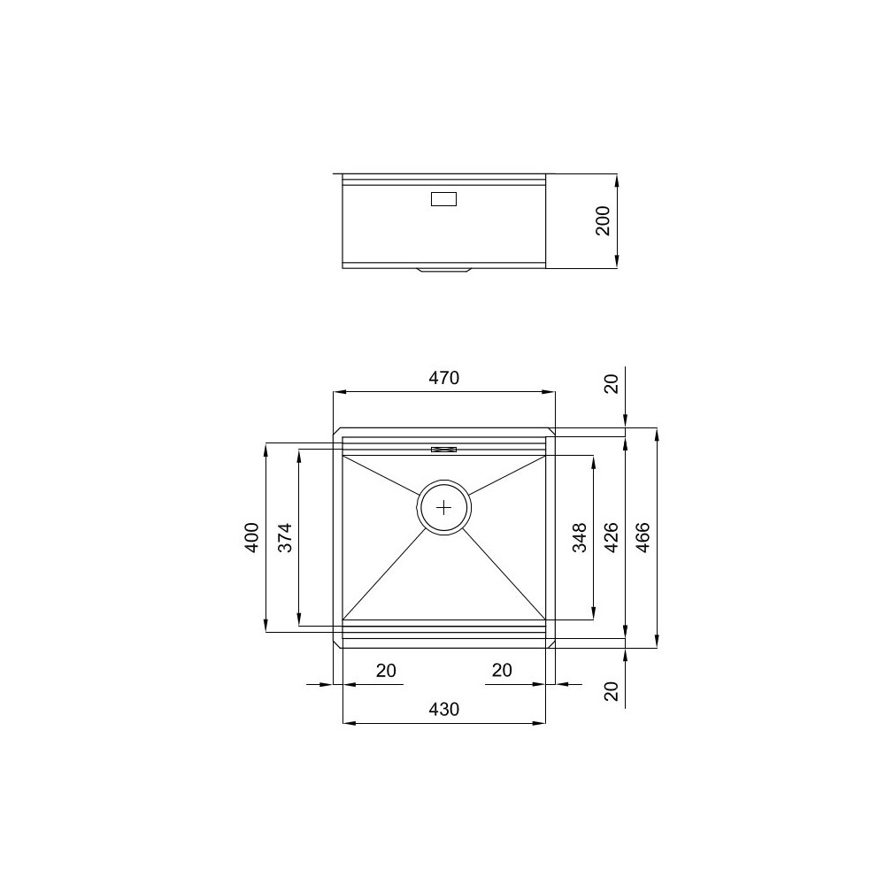 The sink Foster 1031 850: Elegance and Functionality for Your Kitchen