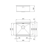 El fregadero Foster 1031 850: Elegancia y Funcionalidad para su cocina