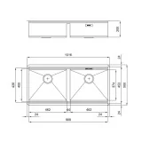 Foster 1016 850: fregadero profesional, diseño moderno, resistente