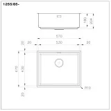 厨房水槽 Foster 1255 850 - 专业人员 Casa Tua的质量