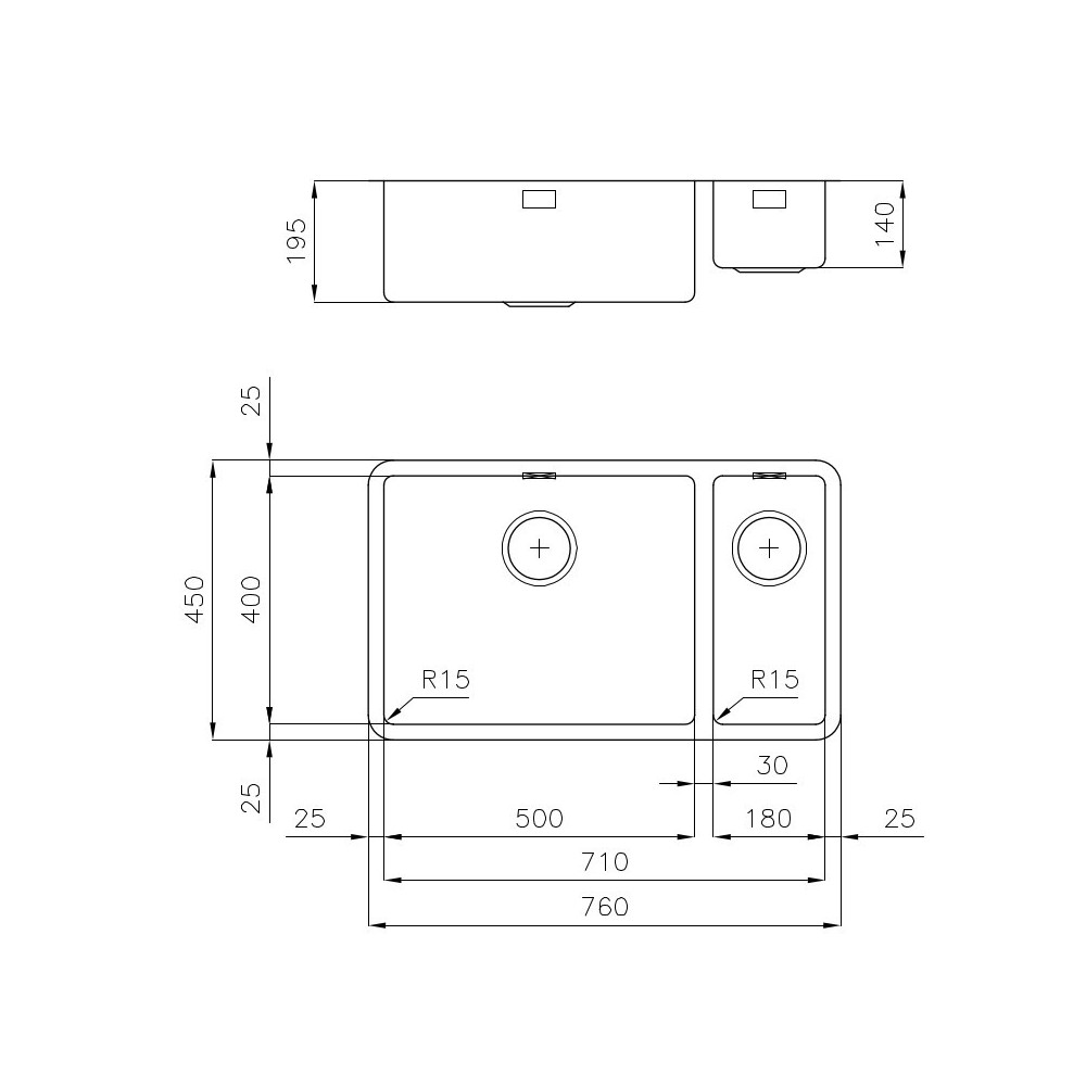 Kaufen Sie die Spüle Foster 2203 850: Qualität und Design