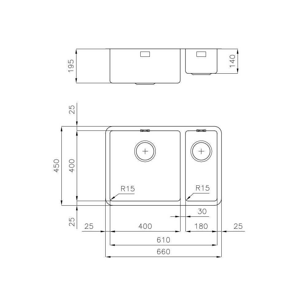 Foster 2202 851: Lavello Cucina Professionale, Acciaio Inox AISI 304