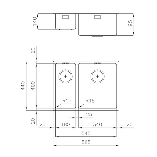 Die Spüle Foster 2201 851 - Qualität und Design für Ihre Küche