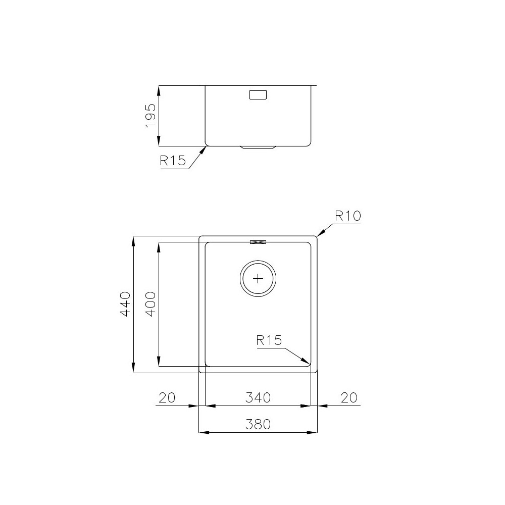 Foster 2153 850: Lavello 1 Vasca Sottotop in Acciaio Inox, Qualità e Design