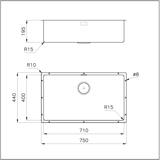 Foster 2157 840 - Fregadero de cocina acero inoxidable Ø Comprar en línea