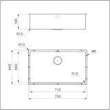 Foster 2157 840 - Fregadero de cocina acero inoxidable Ø Comprar en línea