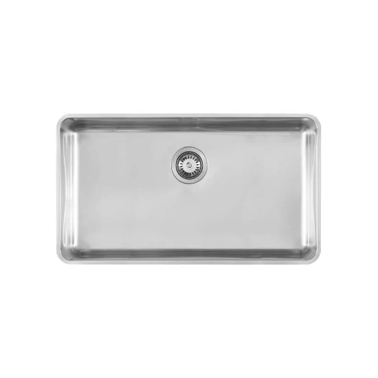 Foster 1870 850: Fregadero de cocina de acero inoxidable, ideal para bases de 80 cm