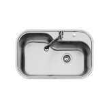 Foster 1679 860: Kitchen sink Stainless steel, Modern design, Sottotop