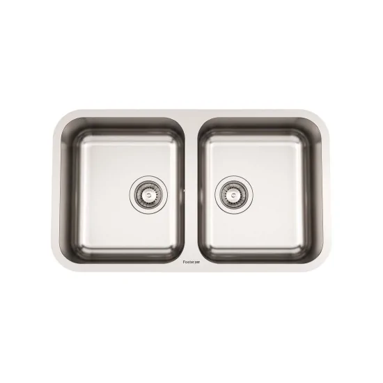 Foster 1303 860: Kitchen sink Professional, Stainless steel AISI 304, 2 Vasche