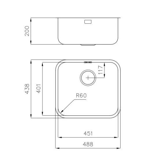 Foster 1845 850: Fregadero de cocina de acero inoxidable, ideal para cualquier entorno