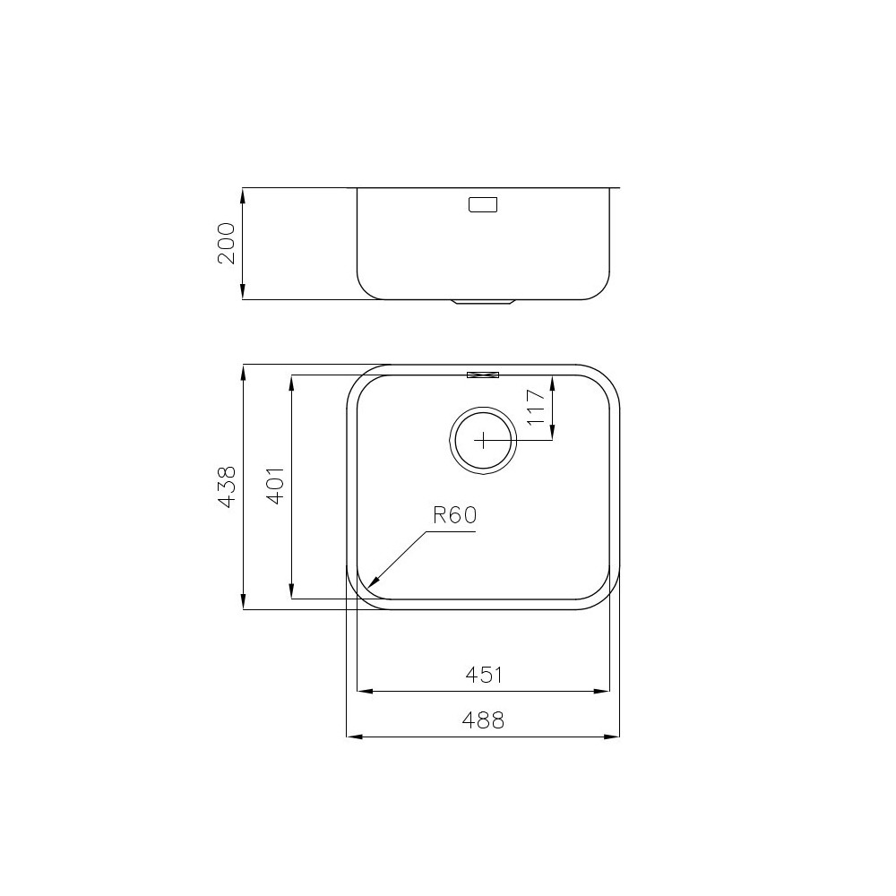 Foster 1845 850: Lavello cucina in acciaio inox, ideale per ogni ambiente