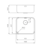 Foster 1845 850: Fregadero de cocina de acero inoxidable, ideal para cualquier entorno