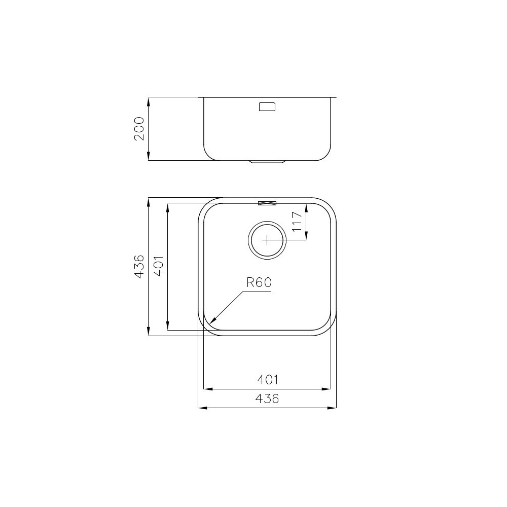 Foster 1840 850: Évier en acier inoxydable, durable et durable, idéal pour chaque cuisine.