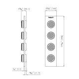 Spicy door Foster 8100 620: Buy your stainless steel spice holder online